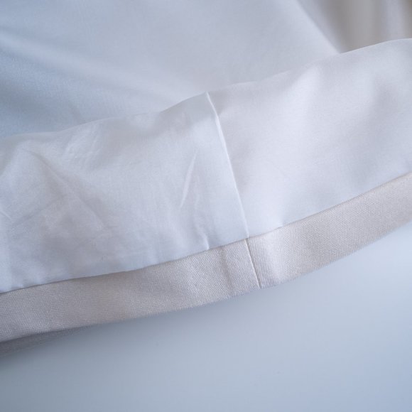 Stella McCartney White Silk Wool Mini Dress Embroidered Hearts - Picture 15 of 16